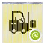 Kurtyna na drzwi z folii samogasnącej