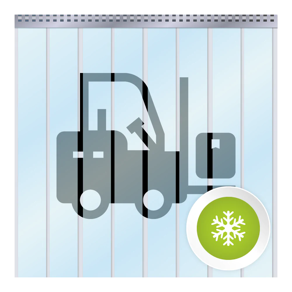 Folia na drzwi do chłodni